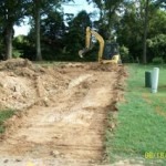 drainage correction laser grading