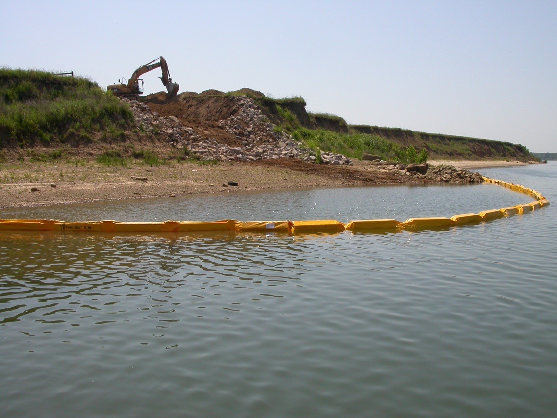 floating silt curtains